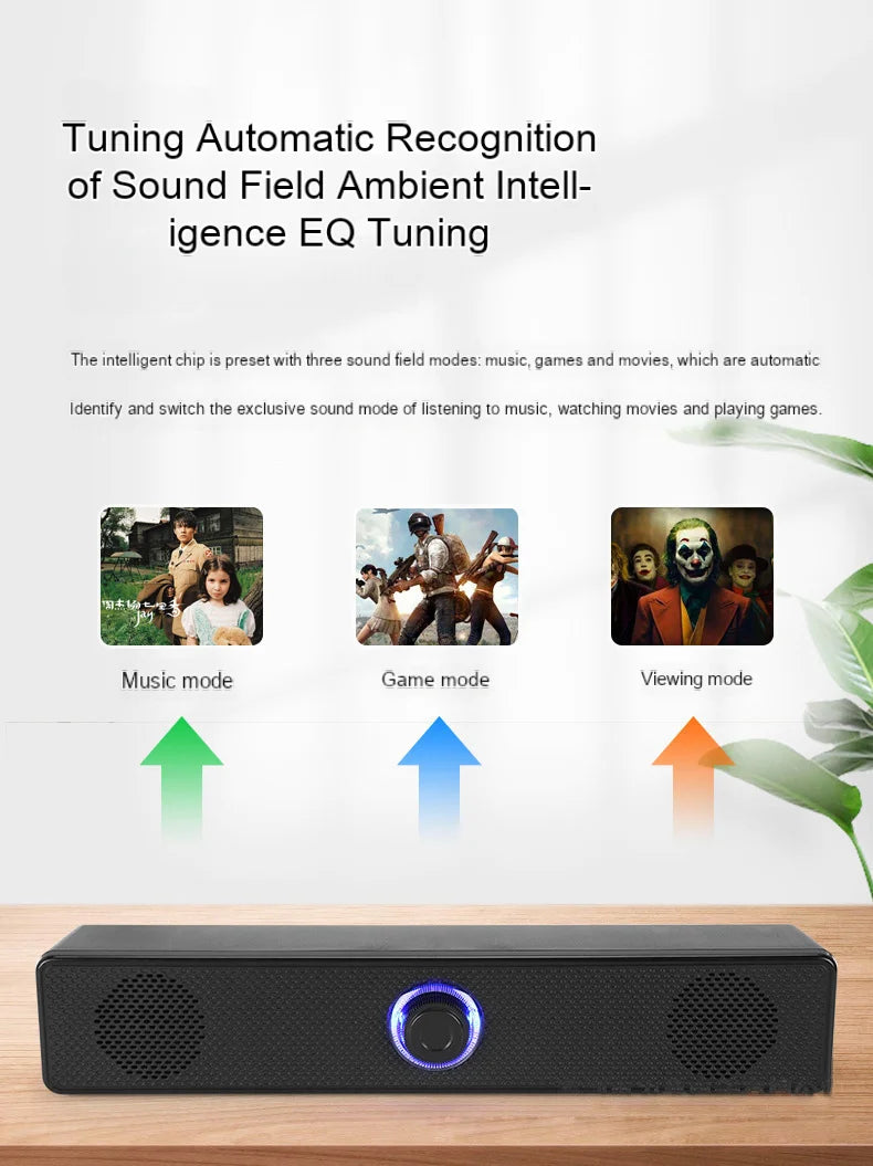 Computer Desktop High-quality Bluetooth Wired Dual-purpose High-volume Microphone Two-in-one Speaker