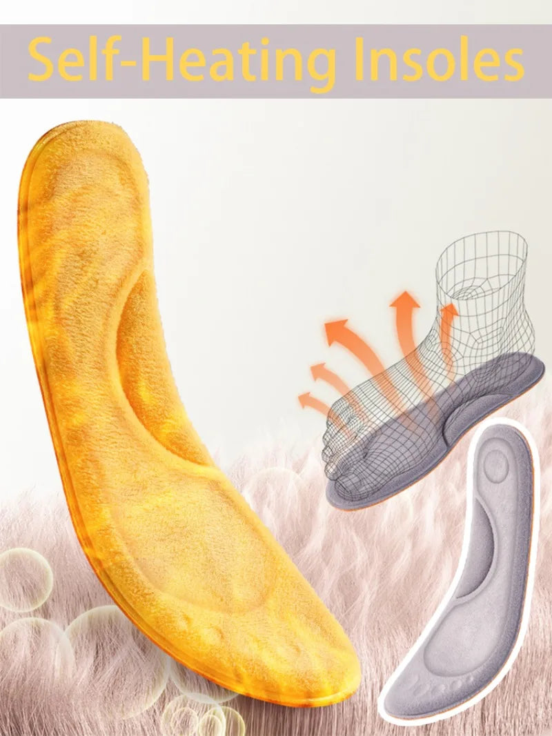 4D Massage Warm pile Shoes Insoles Super Soft Latex Sports Insole for Feet Running Basket Shoe Sole Arch Support Orthopedic