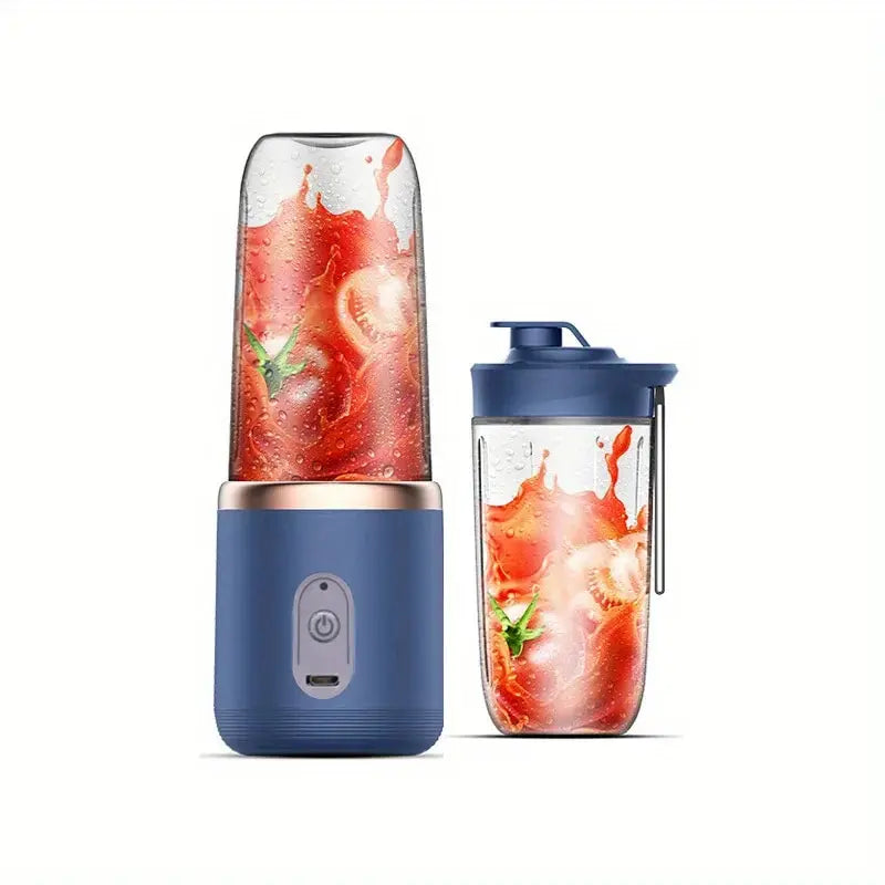 1PCS Juice Extractor Juice Cup Portable Rechargeable Small Juice Cup Home and Outdoor Multifunctional Juice Mixing 2Cups