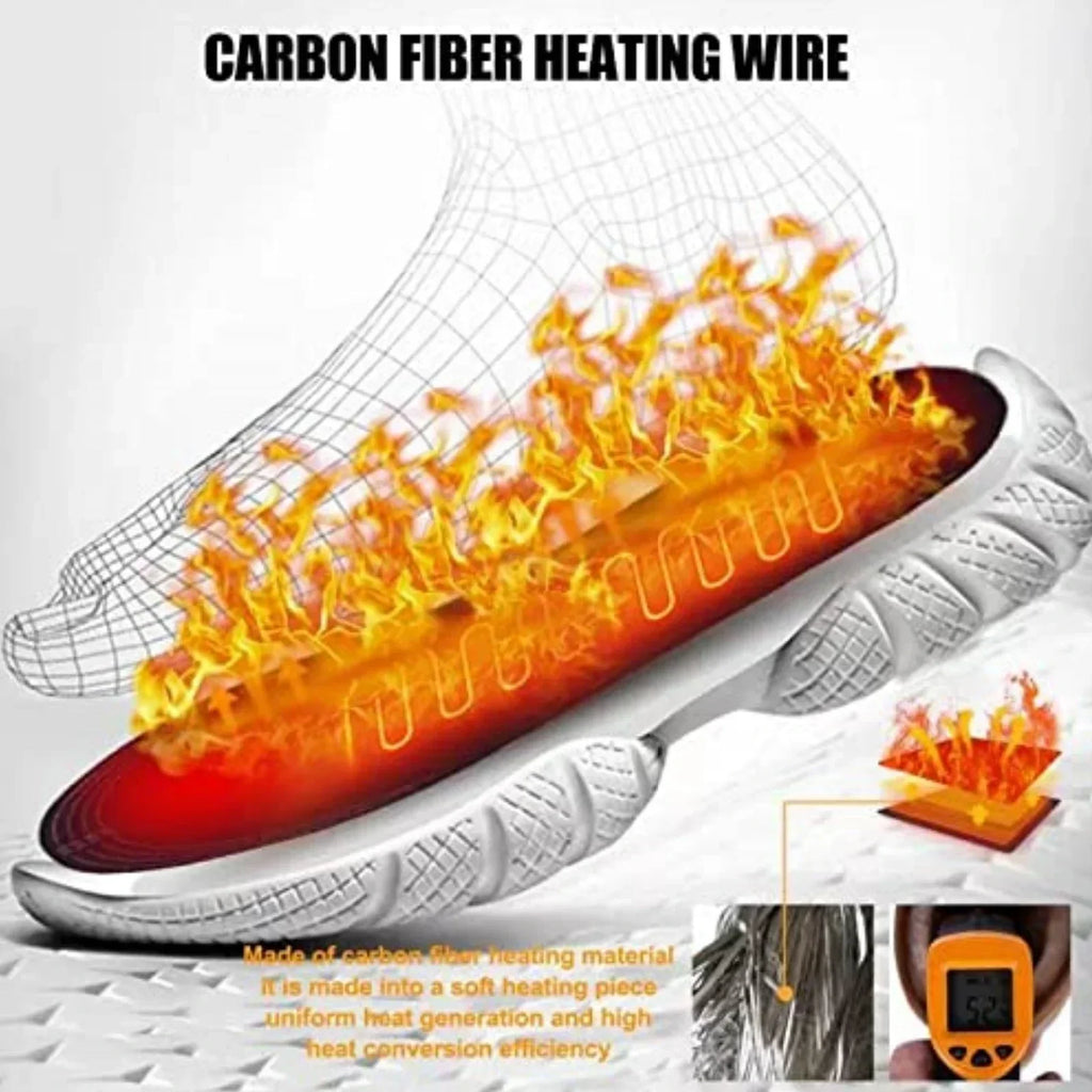 USB Heated Insoles Shoe Electric Foot Warming Pad Feet Warmer Sock Pad Mat Winter Outdoor Sports Heating Insole Winter Warm