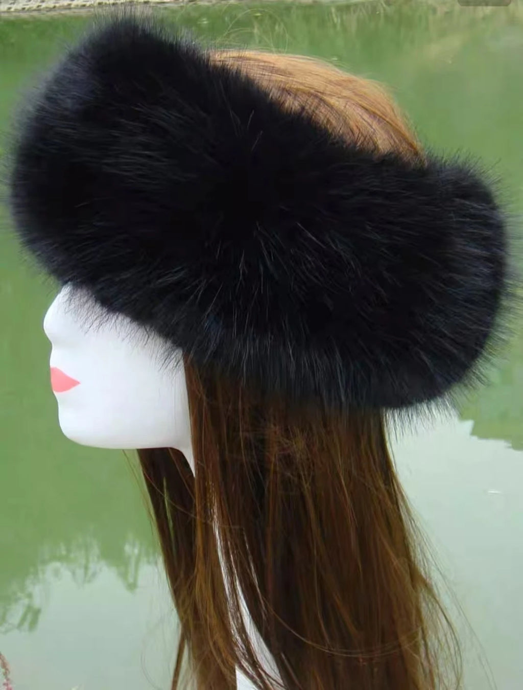 New Solid Color Plush Headband Winter Warm Faux Fur Hat Soft Elastic Beanies Coldproof Ear Warmer Adjustable Headbands For Women