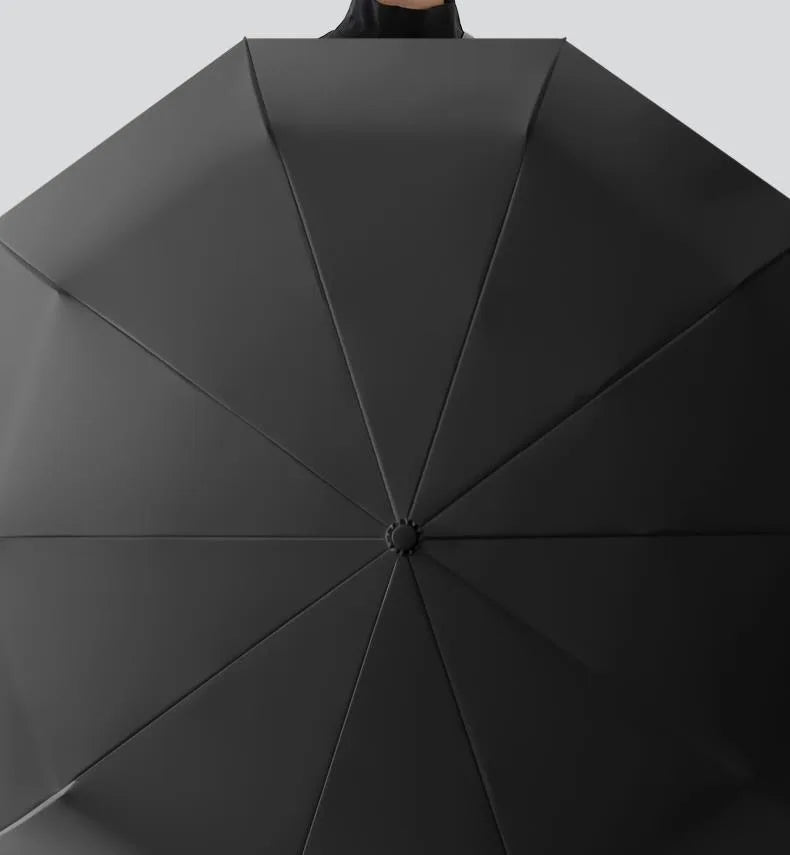 Ring Buckle Design 20 Rib Fully Automatic Umbrella for Men Folding Extra Large Strong Strong WOMEN'S Sunshade Double Umbrella