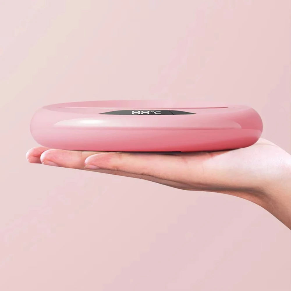 USB Heating Coaster 3 Speed Adjustment Thermostatic 55 Degrees Constant Temperature Warmer for Coffee Mug Milk Tea Water Cup