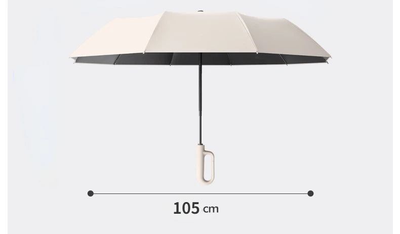 60K Buckle Men Women Umbrella  Fully Automatic Reverse Folding Umbrella with Windproof Reflective Stripe UV Umbrellas