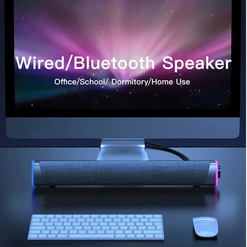 Computer Desktop High-quality Bluetooth Wired Dual-purpose High-volume Microphone Two-in-one Speaker