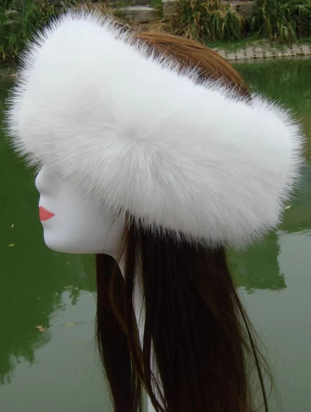 New Solid Color Plush Headband Winter Warm Faux Fur Hat Soft Elastic Beanies Coldproof Ear Warmer Adjustable Headbands For Women