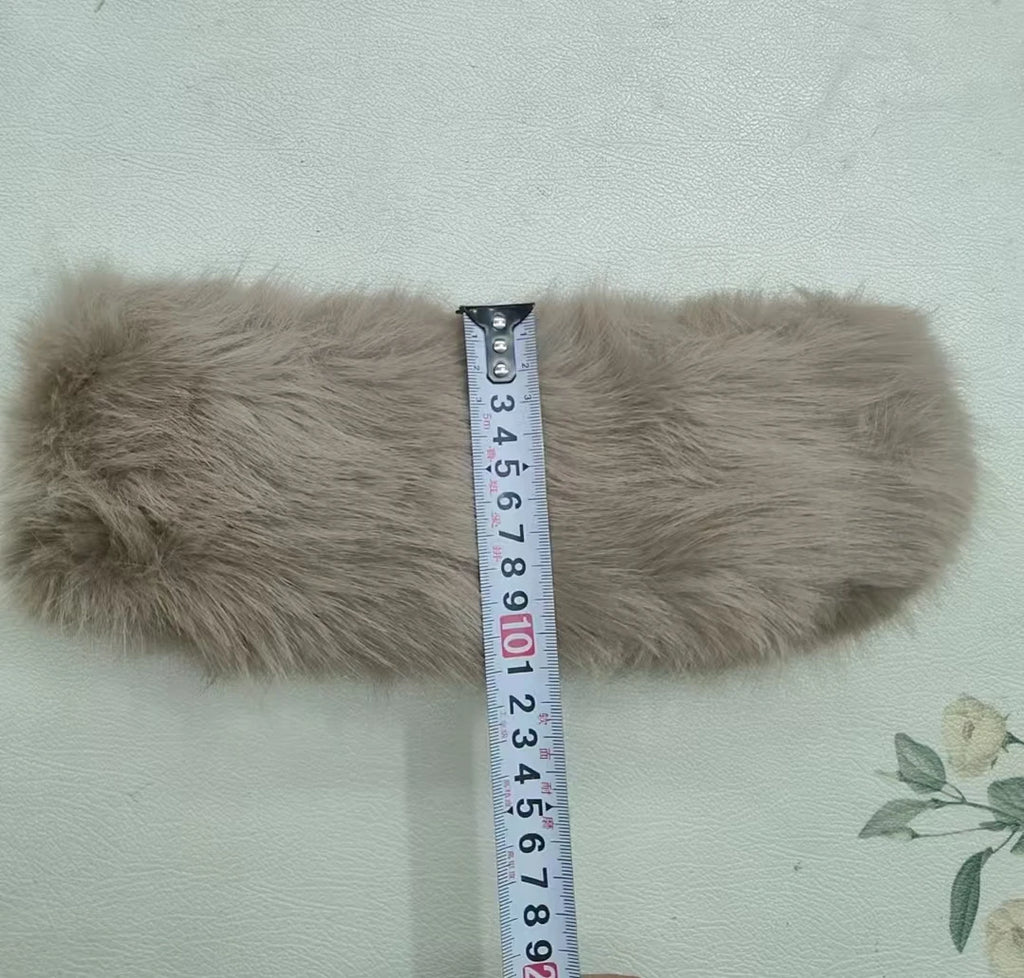 New Solid Color Plush Headband Winter Warm Faux Fur Hat Soft Elastic Beanies Coldproof Ear Warmer Adjustable Headbands For Women